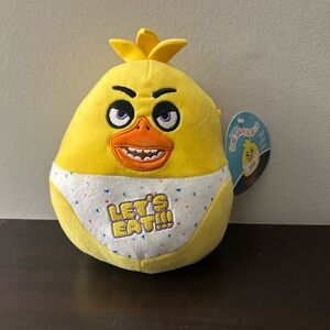 Squishmallows Five Nights at Freddys FNAF Classic Chica Jazwares Plush 8" NWT